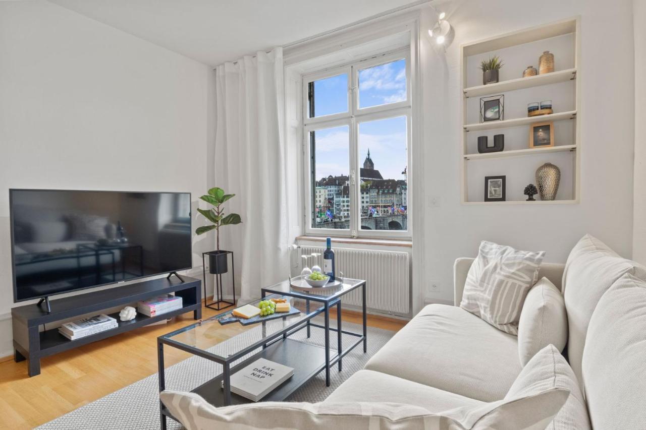 True Basel - Stadtwohnung I Rheinblick Экстерьер фото